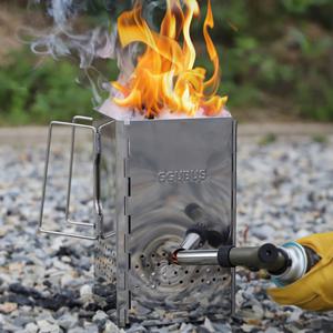 차콜스타터 캠핑 착화기 침니 바베큐 숯불 피우기