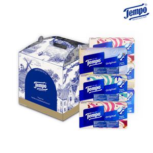 [선물세트]템포 4겹 갑티슈 미용티슈 6갑