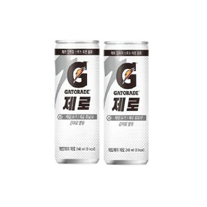 게토레이 제로 슈거 240ml x 60캔 제로칼로리 스포츠 이온음료