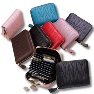 여성인기지갑 예쁜 카드 지갑 20장 이상 수납 가능 지퍼형 대용량 카드지갑) CL-7120 고급 여성 지갑 할인