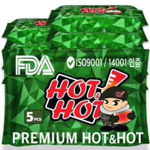 프리미엄 군용 대용량 보온대 핫팩 160g+(50개) 25년 10월 최신생산품 FDA/ISO9001/14001(환경) 전군보급품