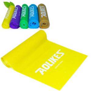 (무료배송 3800원) 5단계 라텍스밴드 모음전 160X12 옐로우 스포츠 밴드 Aolikes 초급자용