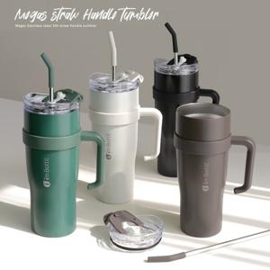1리터 대용량 진공 빨대 텀블러 304 스텐컵 1200ml
