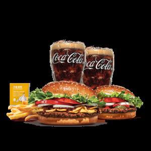 (버거킹) 갈릭불고기와퍼+와퍼주니어+콜라R+콜라R+쉐이킹프라이구운갈릭