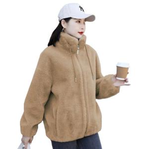 양면 코랄 스웨터 겨울 기모 두꺼운 가디건 신상 보온 터틀넥 지퍼 맨투맨 여성 스웨터