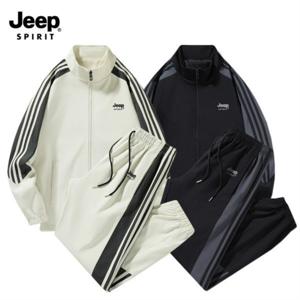지프 JEEP SPIRIT 남녀공용 상하의세트 트레이닝세트 츄리닝세트 JPHJ48BD02