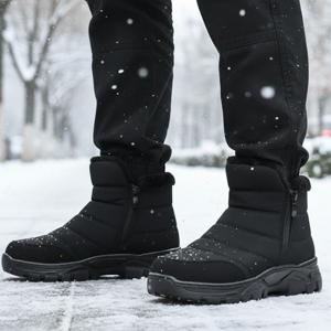 남여공용 패딩 신발 겨울 방한화 방수 남자 여자 부츠 라이더 배달 오토바이 털 안감 남성 여성