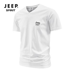지프스피릿JEEP SPIRIT 라운드넥 여름 남녀브이넥 기본 반팔티 1879