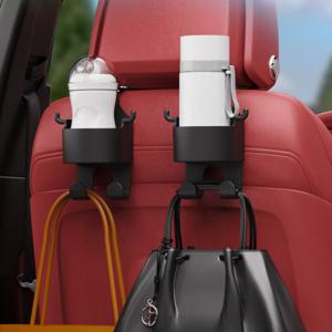 헤드레스트 차량용 컵홀더 우산 가방걸이 뒷좌석 텀블러 수납 홀더 ODM-CUPHD1