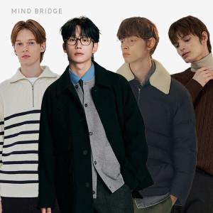 (10+4% 쿠폰)마인드브릿지 남성 끝장세일 겨울 최대혜택가 니트/코트/패딩/기모/슬랙스/팬츠