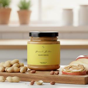 비오바이 무가당 하이올레익 땅콩버터 450g 피넛버터 유리병