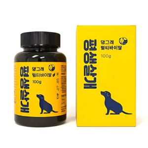 댕그래 강아지 종합 영양제 노견 루테인 기침 슬개골 평생살개 100g
