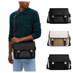 코 치 남성 레이서 메신저 28 컬러블록 시그니처 캔버스 CT716 CT753 CU110