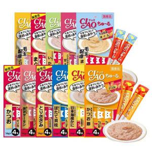 이나바 CIAO 챠오 츄르 고양이 습식 간식 40P 모음