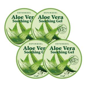 (1+1+1+1)디팡세 알로에베라 수딩젤300ml X4개 +물티슈 /끈적임X/알로에 수딩젤/수분크림/알로에크림/겔