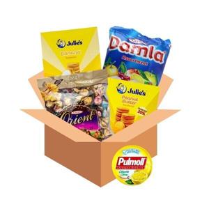 간식세트B-담라 1kg+오리엔트 1kg+피넛샌드+바나나샌드+사은품 펄몰캔디 대용량 사무실 학교 학원 간식 과자