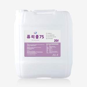 퓨리콜 75% 20L 알콜 발효주정 식품첨가물 살균소독제