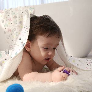 테리파머 토토리 양면 아기목욕타올 수건 1장 타올 타월 호텔수건 고리수건 속싸게