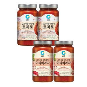 스파게티소스 토마토 600g x 2개 + 아라비아따 600g x 2개