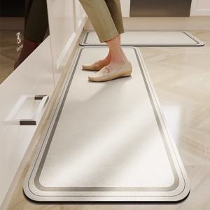 2개세트 주방 대형 규조토 발매트 생크대 발매트 ㄱ자 사이즈선택가능