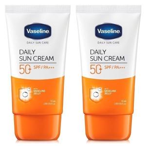 바세린 썬크림 SPF50+ PA+++ 2개 데일리 톤업 자외선차단제