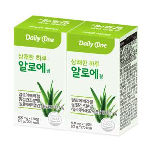 상쾌한 하루 알로에정 알로에 베라 겔 2통