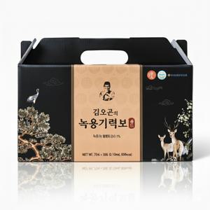 김오곤 녹용기력보 14가지 한약재 진액 건강즙 70ml 30포 1개월분 1박스