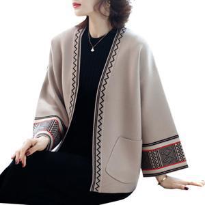 엄마룩 가을 외투 서양식 고급 2025 신상 40~50대 중장년 여성복 니트 카디건 상의