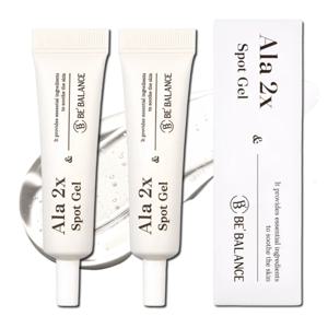 비밸런스 알라 스팟 젤 10ml x2개 (여드름 상처 흉터 흔적 뾰루지 색소침착 착색 미백기능성 연고)
