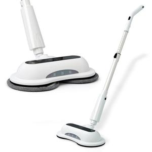 25년 NEW 국산 듀얼스핀 무선 물걸레 청소기 파워스윙 회전 전동 빅사이즈 물걸레패드 런칭특가