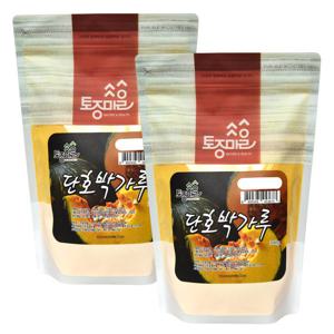 국산 단호박가루 300g X 2개(600g) 프리미엄 국산 단호박가루 (단호박케익 단호박죽)