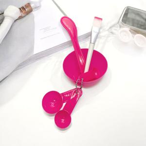 미니 모델링 팩 도구 4종 세트/피부/미용/재료/볼/스파츌라/계량컵/브러쉬/염색/셀프/믹싱/페이스