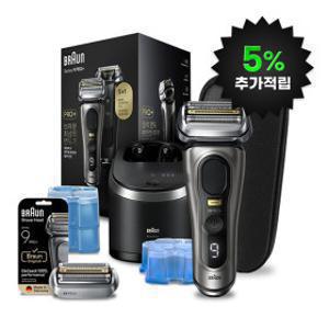 브라운 전기면도기 시리즈9 PRO PLUS 9565cc +날망 울트라씬 블레이드 96M증정 + 리필 세정액 CCR2