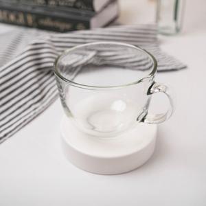 손잡이 씨리얼 유리컵 380ml/머그/시리얼/요거트/볼/투명/유리잔/물/쥬스/글라스/음료/그릭요거트/잔/컵