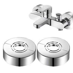 (2개입) 수전 분해 없는 분리형 편심 덮개 편심왕 수도 수도꼭지 커버 샤워수전 변기편심 끼움링