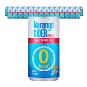 나랑드사이다 제로 180ml x 60캔 제로사이다