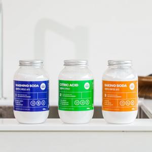 (빡세일10%)생활백서 소다패밀리 3종 베이킹소다 구연산 과탄산소다 500g 세트 천연 세제 청소 세탁 욕실