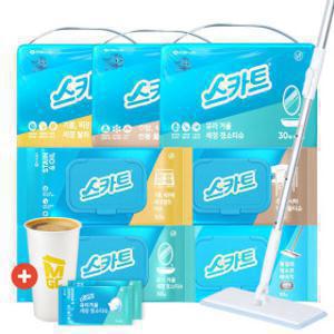 스카트 유리거울 세정티슈 외 청소용품 모음전 +특별할인 +메가커피 증정(12/26 모바일발송)