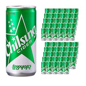 칠성 사이다 오리지널 210ml 60캔 1박스