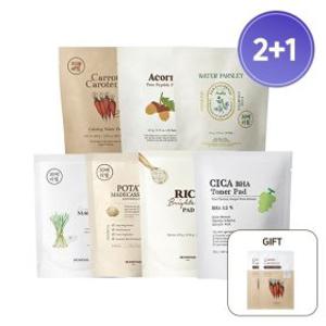 스킨푸드 패드리필 2+1_6종 교차선택 +증정 캐롯마스크 2매