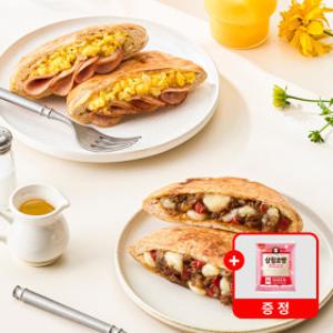 시티델리 치아바타/피타브레드 샌드위치3입 2봉(총6입)+호빵1입 증정