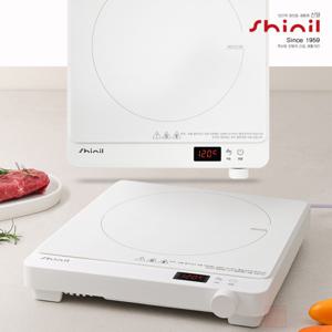 신일 슬림형 1구 인덕션 전기레인지 2000W 급속가열 10단계 온도조절 180분 타이머 터치식 전기렌지