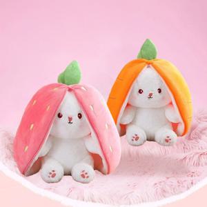 1+1 딸기/당근 토끼인형 변신하는 인형 애착인형