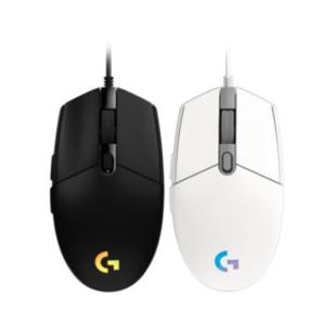 로지텍 G102IC 2세대 LIGHTSYNC 게이밍 마우스 벌크 정품 - 블랙