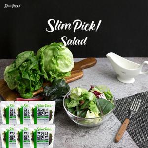 프레쉬 샐러드 식단 야채믹스 100gx3팩+3팩 총6팩 / 4차 세척으로 안심하고 드세요