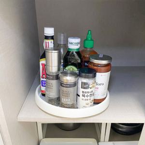 주방 양념통 정리 회전 트레이 소형/냉장고/선반/쟁반/화장품/정리대/턴테이블/싱크대/수납/다용도/양념