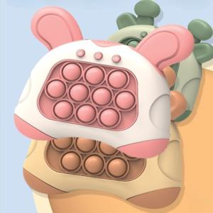 J2K 푸쉬팝 게임기 미니 보드게임 지능개발 집중력 영어 기린(그린)