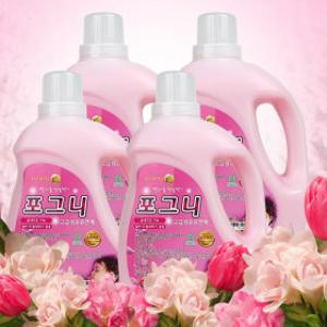크로바 포그니 섬유유연제/섬유린스/세탁세제 3L x 4개