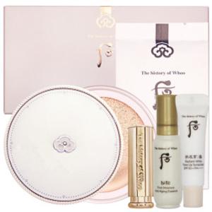 더후 공진향 설 미백 톤업 선 쿠션 스페셜 기획 /본품+리필+에센스+립밤+톤업 선