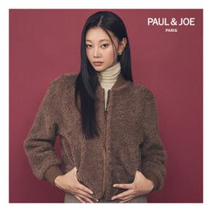 폴앤조 25FW 호주산 컬링 양모100 블루종 자켓